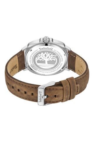 Leren Horloge - Bruin en Zilverkleurig