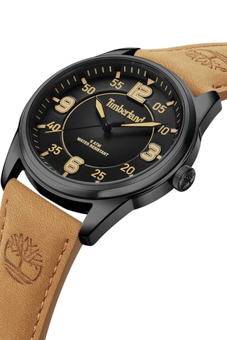 Leren Horloge - Beige en Zwart