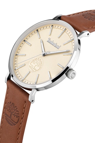 Leren Horloge - Bruin en Zilverkleurig