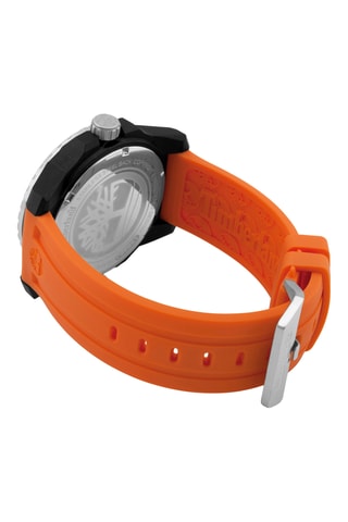 Siliconen Horloge - Oranje en Zwart