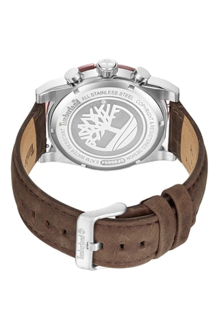 Leren Horloge - Tachymeter en Chronograaf - Bruin en Koperkleurig
