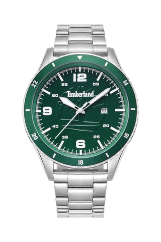Metalen Horloge - Zilverkleurig en Groen