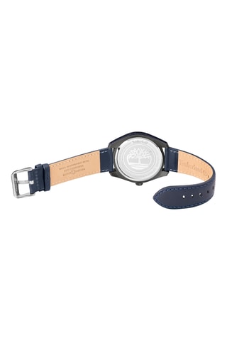 Leren Horloge - Blauw en Zwart
