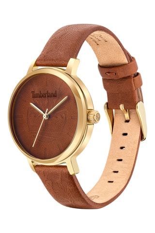 Leren Horloge - Bruin en Goudkleurig