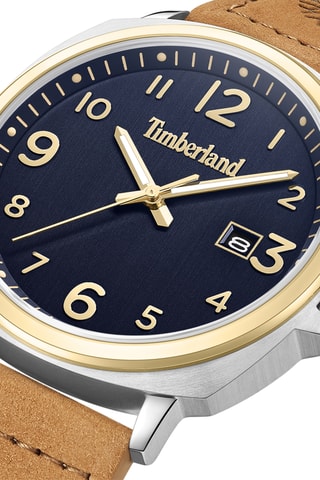 Leren Horloge - Camel en Goudkleurig
