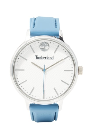 Siliconen Quartz Horloge Chesley - Hemelsblauw en Zilverkleurig