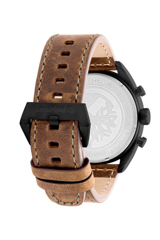 Leren Quartz Horloge Seabrook Chronograaf