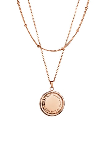 Colar Isabella - Dourado-rosa