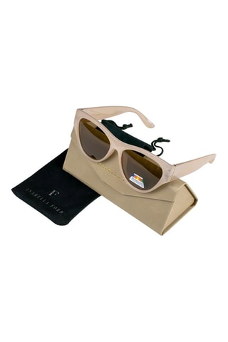 Óculos de sol polarizados mulher Glamour - Categoria 3 - Bege e castanho