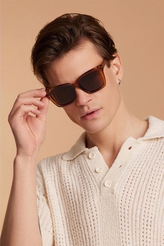 Óculos de sol polarizados unissexo Caliente - Categoria 3 - Castanho