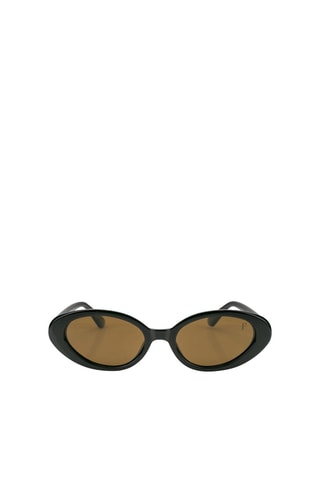 Óculos de sol polarizados mulher Chic - Categoria 3 - Preto e castanho