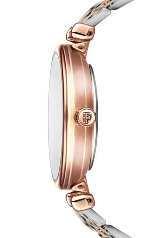 Coffret relógio de quartzo e bracelete em diamante Agnes