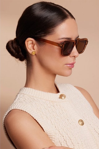 Óculos de sol polarizados unissexo Pilferer - Categoria 3 - Castanho