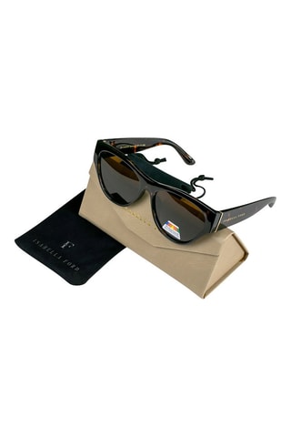 Óculos de sol polarizados mulher Glamour - Categoria 3 - Castanho e amarelo-escuro