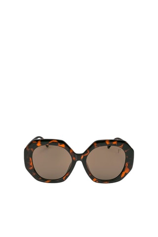 Óculos de sol polarizados mulher Glamour - Categoria 3 - Castanho-escuro e amarelo-escuro