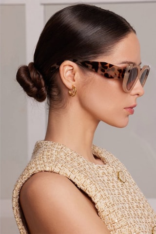 Óculos de sol polarizados mulher Eleganza - Categoria 3 - Castanho e amarelo-escuro