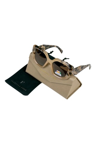 Óculos de sol polarizados mulher Eleganza - Categoria 3 - Castanho e amarelo-escuro