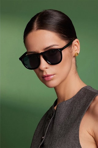 Óculos de sol unissexo Metropolitan - Categoria 3 - Preto