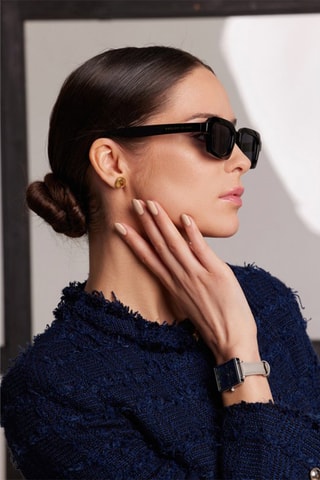 Óculos de sol polarizados unissexo Lunita - Categoria 3 - Preto