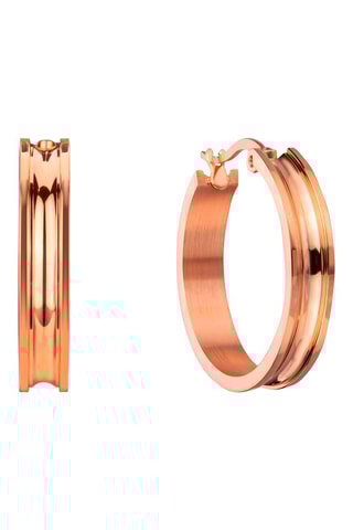 Argolas Harriet - Dourado-rosa