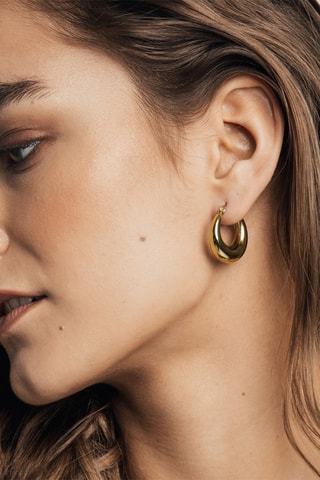 Argolas Luna - Dourado