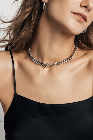 Coffret relógio de quartzo em prata íon prata e diamantes e bracelete Lea