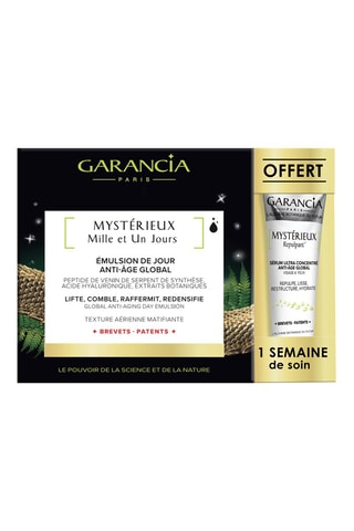 Duo émulsion de jour anti-âge global Mystérieux Mille et Un Jours et sérum ultra concentré anti-âge Mystérieux repulpant - 30 et 5 ml