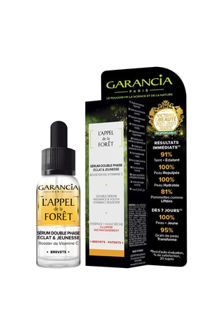 Sérum vegan Double Phase Eclat & Jeunesse L'Appel de La Forêt - 8 ml