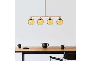Suspension Benek - Jaune - 4 x 40 W