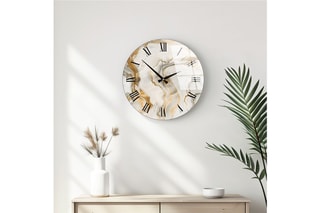 Horloge - 40 cm - Ecru