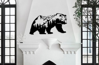 Décoration murale - 71 x 41 cm -  Noir