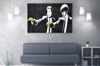 Tableau "Pulp Fiction" Banksy - 50 x 70 cm