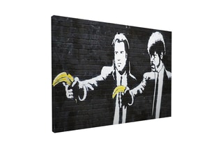Tableau "Pulp Fiction" Banksy - 50 x 70 cm