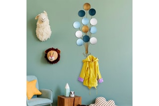 Décoration murale Speckle - 50 x 100 x 4 cm - Doré et blanc