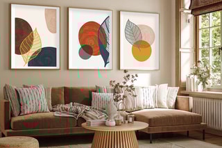 3 tableaux en bois - 30 x 40  cm -