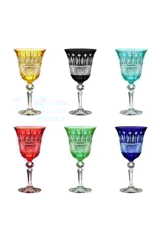 6 Kristallen Wijnglazen Provenza 22 cl