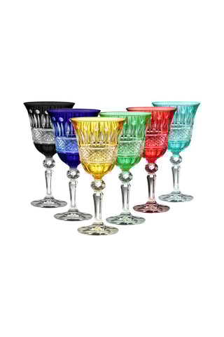 6 Kristallen Wijnglazen Provenza 22 cl