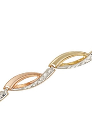 Armband Donatella Geelgoud, Witgoud en Roségoud