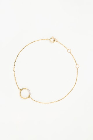 Armband Cercle Geelgoud en Diamanten
