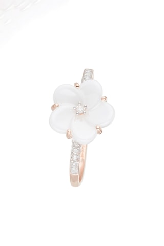 Ring Kajana Roségoud, Keramiek en Diamanten