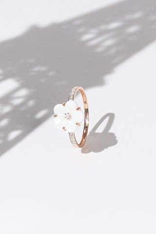 Ring Kajana Roségoud, Keramiek en Diamanten