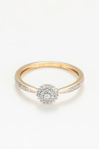 Ring 
Geelgoud en Diamanten
