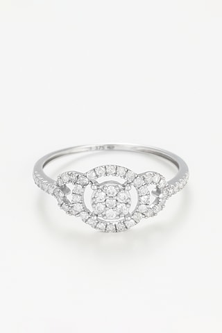 Ring Infini Witgoud en Diamanten