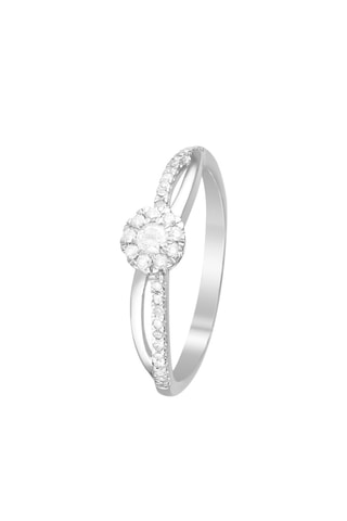 Ring L'élue  Witgoud en Diamanten