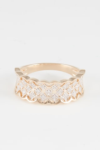 Ring Arlinda 
Geelgoud en Diamanten