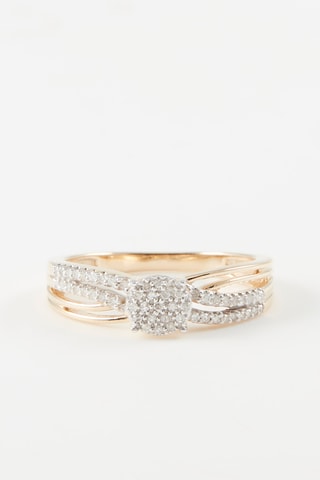 Ring 
Geelgoud en Diamanten