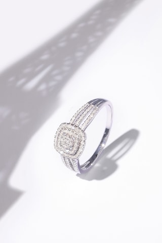 Ring Moromba Witgoud en Diamanten
