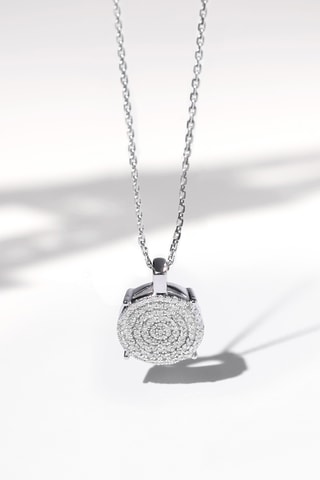 Hanger Sublissime Witgoud en Diamanten 0,25 Karaat/100