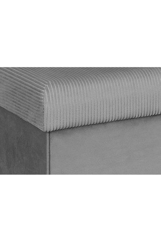 Pouf-coffre Giulia - Gris
