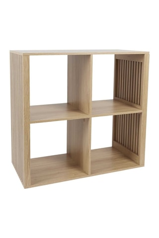 Rangement modulable 4 niches Klaus - Marron
